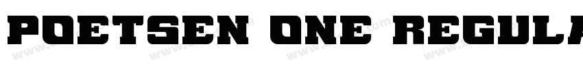 Poetsen One Regular字体转换
